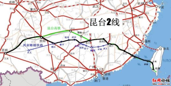 昆臺(tái)高鐵最新路線圖，一段精彩的旅程啟程