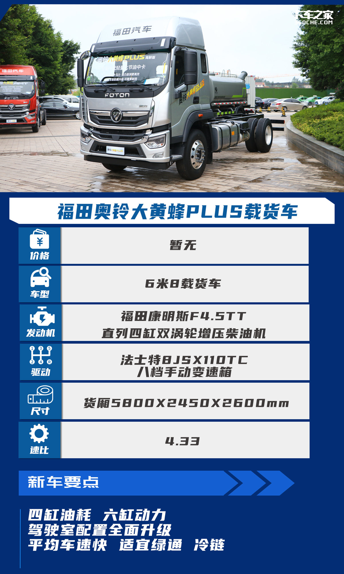 福田最新貨車，路上的友情與家的溫馨之旅